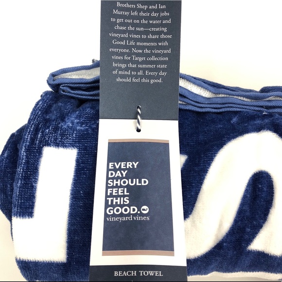 Vineyard Vines Accessories - Vineyard Vines For Target Spellout Beach Towel
